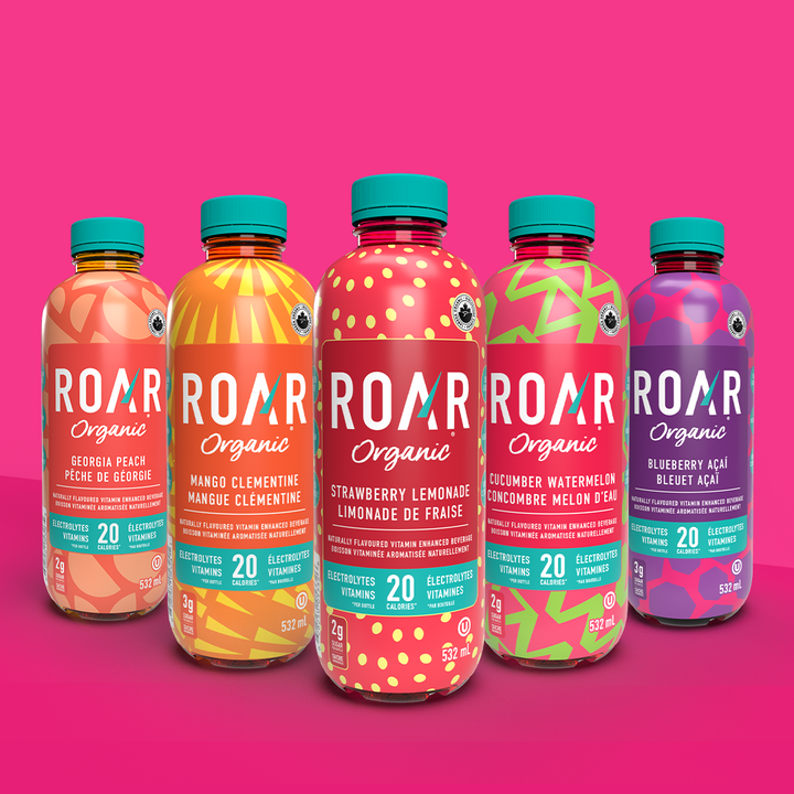 Roar Snacks ROAR Organic Electrolyte Drinks and Powders – ROAR Organic Canada